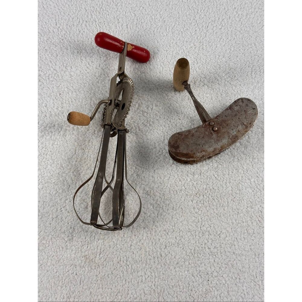 Vintage Kitchen Double Blade Food Chopper/High Speed Super Center Drive Beater W